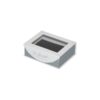 Wholesale Luxury Custom Design Magnetic Closure Gift Box with Clear Window Magnetic Closure Flip Cover