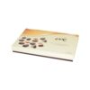 Wholesale Recycled Luxury Chocolate Packaging Lid and Base Gift Box with Custom Printing and Gold Plastic Tray