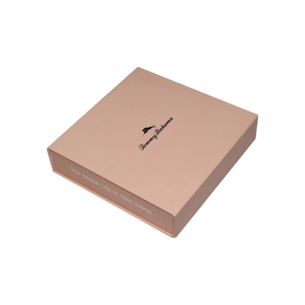 Women Swimsuits Gift Box, Pink Magnetic Gift Box for Bikini Swimwear Packaging with Surf Pattern Printed
