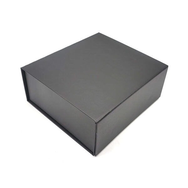 Custom Black Magnetic Rigid Gift Box Packaging with Logo Custom Black Magnetic Rigid Gift Box Packaging with Logo