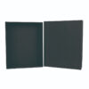 Custom Black Rigid Paper Gift Box with Lift-Off Lid Set