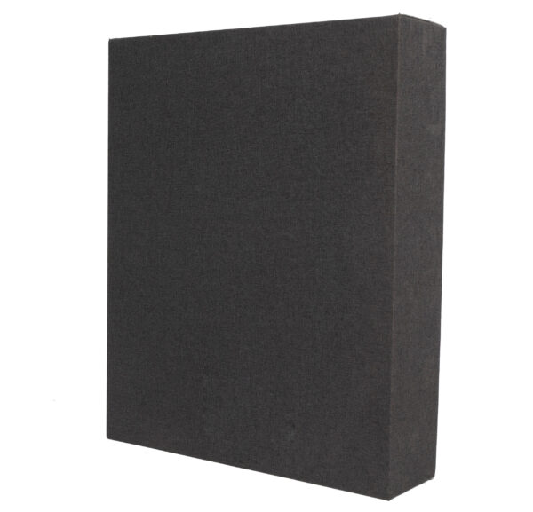 Custom Black Rigid Paper Gift Box with Lift-Off Lid Set