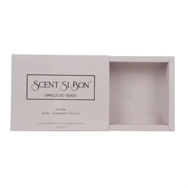 Custom Sliding Drawer Paper Box For Laundry Detergent Sheets