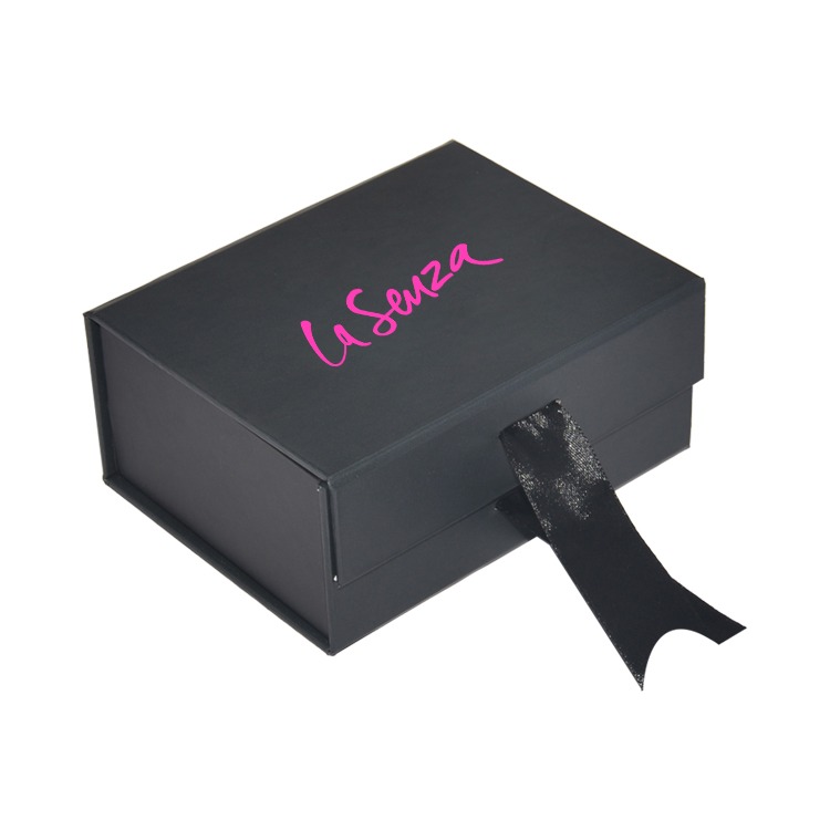 La Senza Black Collapsible Magnetic Gift Box