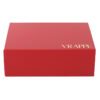 Wholesale Custom Red Rigid Gift Box With Gold Logo Print