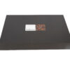 Benutzerdefinierte schwarze magnetische starre Geschenkbox für Bekleidungsverpackungen