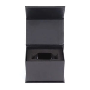 Custom Black Rigid Smartwatch Gift Box With Insert Tray