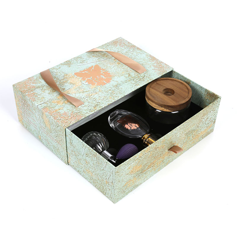 Caja de lujo personalizada para regalo de perfumes con bandeja de EVA