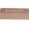 Benutzerdefinierte Rose Gold Glitter magnetische Make-up Pinsel Geschenk-Box