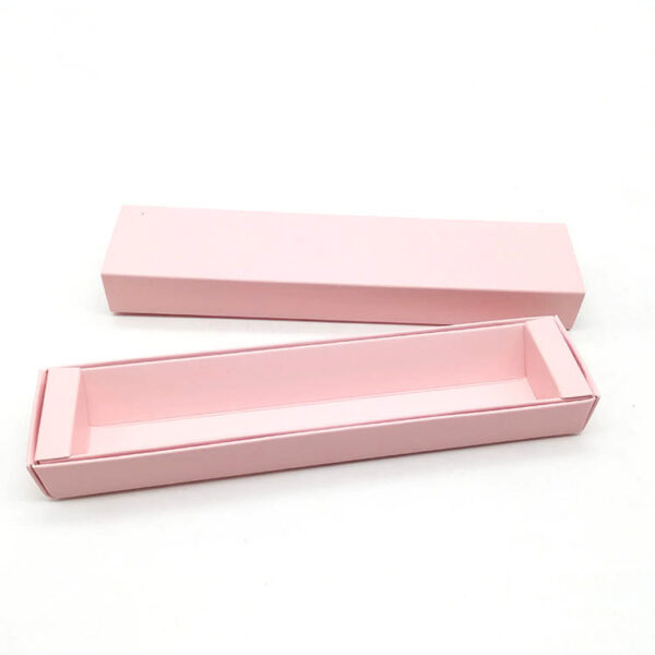 Kundenspezifische rosa Faltschachteln für schlanke Geschenkverpackungen