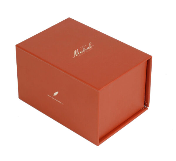 Logo Printed Magnetic Watch Gift Box With Black Foam Insert