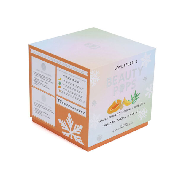 Logo Printed Rigid Frozen Facial Mask Kit Packaging Box