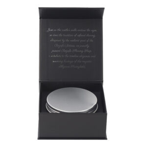 Luxury Custom Black Magnetic Rigid Candle Gift Box Packaging