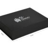 Magnetic Rigid Corporate Gift Box With Silver Logo Print