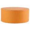 Emballage en tube de papier imprimé orange pour cadeaux en chocolat