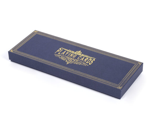 Personalized Gold Foil Logo Card Game Paper Box Packaging