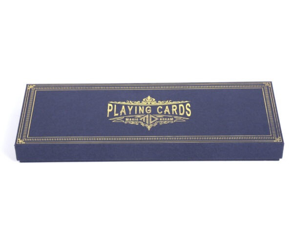 Personalized Gold Foil Logo Card Game Paper Box Packaging