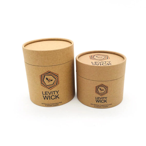 Tubo de papel Kraft impresso para conjuntos de acessórios para velas – Venda por grosso