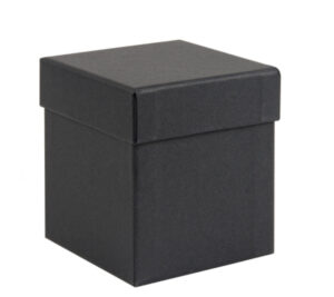 Two-Piece Rigid Paperboard Cube Gift Box For Small Gifts